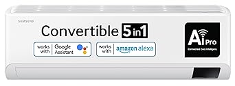 Samsung 1.5 Ton 3 Star Wi-fi Enabled, Inverter Split AC (Copper, Convertible 5-in-1 Cooling Mode, Anti-bacterial Filter, 2024 Model AR18CY3YAWK White)