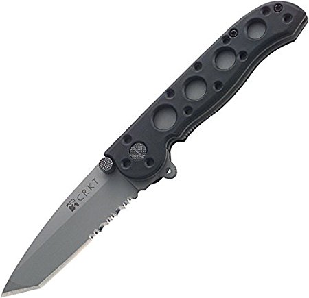 Columbia River Knife and Tool's M16-12Z Zytel Serrated Edge Tanto Blade Knife