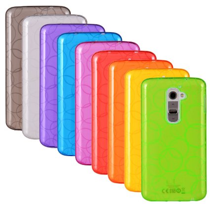 The Friendly Swede Basics Bubble Design TPU Gel Cases for LG G2 T-Mobile ATampT and Sprint 9-pack