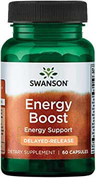 Swanson Energy Boost Delayed-Release 60 Veg Drcaps