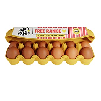 The Happy Egg Co., Free Range Large Grade A Eggs, 1 dozen