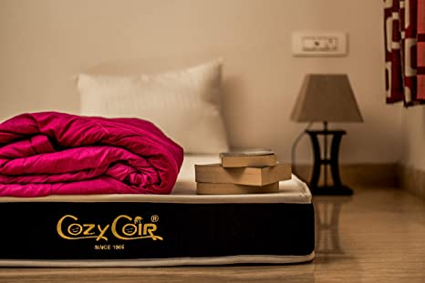 COZY COIR - Orthopaedic Dual Comfort (Coir   Foam) Back Care 5-Inch Mattress, Single Bed Size (72 x 36 x 5)