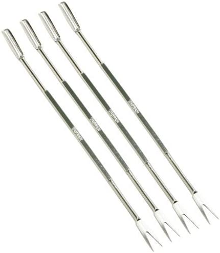 Norpro 801 Stainless Steel Seafood Forks/Picks, Silver, Set of 8