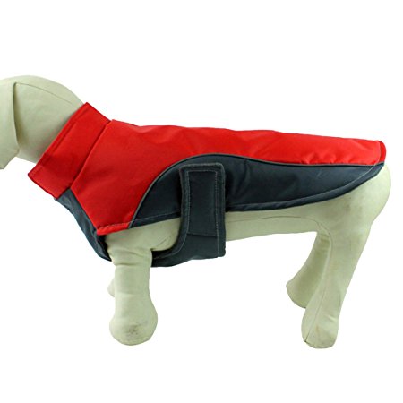Small Dog Jacket for Winter Warm Fleece Fashion Coat,Waterproof Windproof Puppy Vest by Vecomfy
