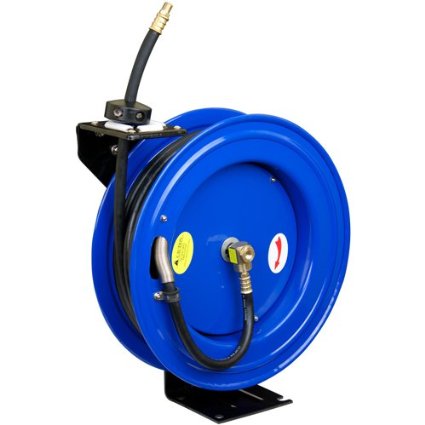 Cyclone Pneumatic 3/8-Inch x 50-Ft Retractable Air Hose Reel