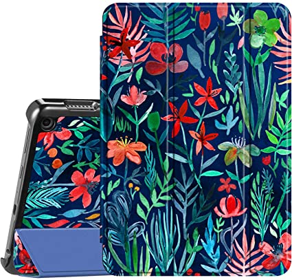 Fintie Slim Case for All-New Kindle Fire HD 8 Tablet and Fire HD 8 Plus Tablet (10th Generation, 2020 Release) - Ultra Lightweight Slim Shell Stand Cover with Auto Wake/Sleep, Jungle Night