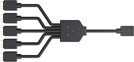 Cooler Master ARGB 1-to-5 Splitter Cable, 3-Pin LED Connector, 58 cm, MFX-AWHN-1NNN5-R1