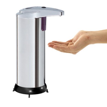 Kaidishi Automatic Soap Dispenser Premium Touchless Stainless Steel Soap Dispenser for Home Office Kitchen And Bathroom