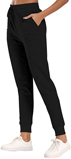 fitglam Women's Jogger Sweatpants Comfortable Soft Yoga Lounge Pants with Pockets