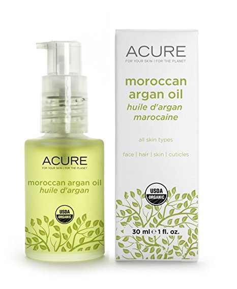 Acure Organics, 100% Certified Organic Moroccan, Argan Oil Treatment, All Skin Types, 1 oz (30 ml)