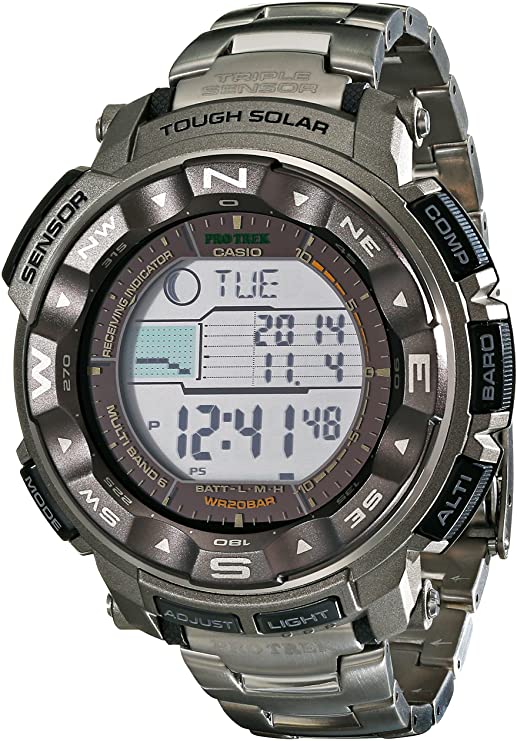 Casio Men's Pro Trek PRW2500T Tough Solar Digital Sport Watch