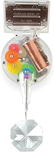 Kikkerland Solar-Powered Rainbow Maker with Crystal, Multicolor, 1 EA, One Size, RM1588-EU