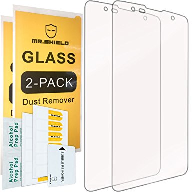 [2-PACK]-Mr Shield For LG Stylo 2 Plus [Tempered Glass] Screen Protector with Lifetime Replacement Warranty
