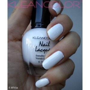 Kleancolor Nail Lacquer White 4
