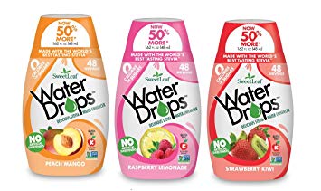 Sweetleaf Stevia Natural Water Drops Variety Pack with Peach Mango, Raspberry Lemonade and Strawberry Kiwi (1.62 Ounce Each)