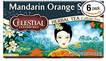 Celestial Seasonings Herbal Tea, Mandarin Orange Spice, 20 Count (Pack of 6)