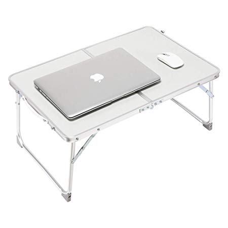 Yaheetech 62x41x28cm Portable Folding Computer PC Laptop Table Bed Desk Home Office Furniture (Gray)