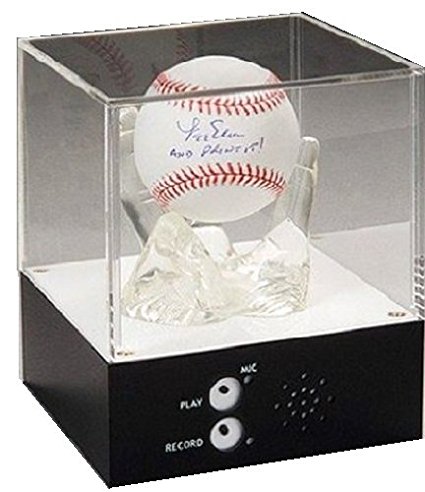 Chicago Cubs Lee Elia Signed/Autographed Baseball with 'Rant' in Talking Display Case