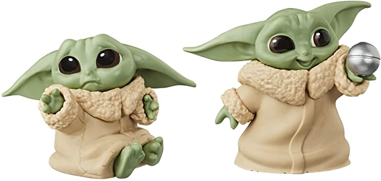 Star Wars The Bounty Collection The Child Collectible Toys 2.2-Inch The Mandalorian “Baby Yoda” Don’t Leave, Ball Toy Figure 2-Pack