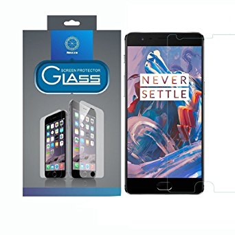 OnePlus 3 Screen Protector,Nozza One Plus 3 Ultra-thin 9H Hardness Highest Quality HD clear& Premium Tempered Glass Screen Protector