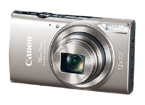Canon PowerShot ELPH 360 HS (Silver) with 12x Optical Zoom and Built-In Wi-Fi