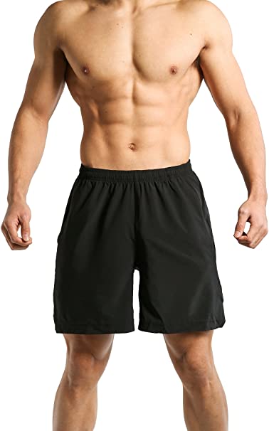 Tough Mode Apparel Mens Ultra Light Weight Athletic Workout Training Shorts Crossfit Side Pocket