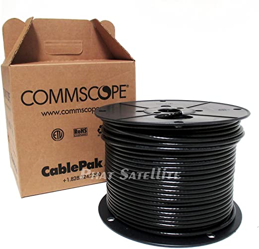 COMMSCOPE 500FT RG6 COAXIAL Cable Professional PULLBOX Black