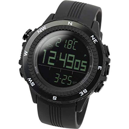 Lad Weather Altimeter Watch Barometer Digital Compass Thermometer Weather Monitor Climbing Trekking Camping Hiking Outdoor
