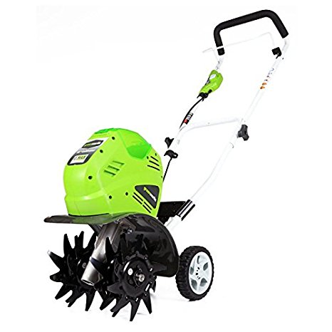 GreenWorks 27062A G-MAX 40V 10-Inch Cordless Cultivator, Battery and Charger Not Included