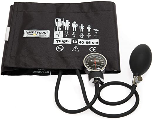 McKesson LUMEON Large Cuff Thigh Aneroid Sphygmomanometer with Cuff 01-720-13TBRGM 1per Box