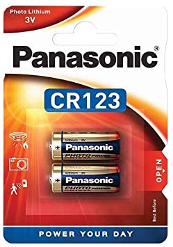 Panasonic Photo Lithium Batteries CR123AL x 2