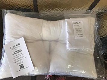 Arc4life Cervical Linear Traction Neck Pillow with Dust Cover MEDIUM - for side sleeping and back sleeping