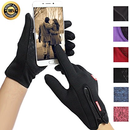 Cycling Touchscreen Gloves Winter Warm Waterproof Bike Gloves Outdoor Sports Running Climbing Skiing for Men Women