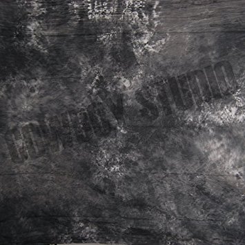 CowboyStudio Hand painted 10' X 12' Gray Muslin Photo Backdrop