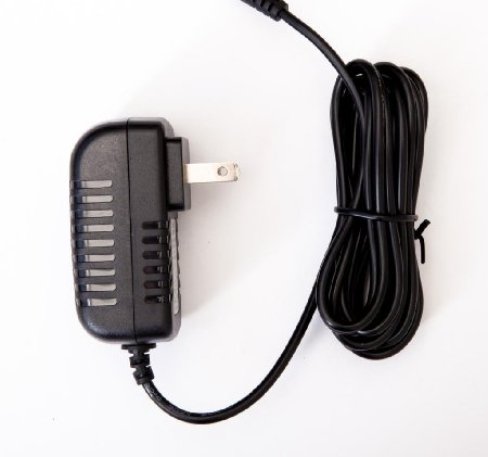 12 Volt 2 Amp Power Adapter, AC to DC, 2.1mm X 5.5mm Plug, Regulated UL 12v 2a Power Supply Wall Plug Extra Long 8 Foot Cord