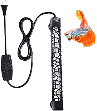 Hygger Submersible Aquarium Heater,100W /300W Adjustable Fish Tank Heater with External Temp Controller Auto Thermostat Heater for 10-60 Gallon Saltwater and Freshwater Tank