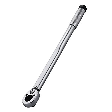 Cymas 1/2-Inch Drive Click Torque Wrench (10-150 ft-lb. / 28-210 Nm), Simple and Reliable, Calibrated to an accuracy of +/- 6%, Solid and Durable, Easy-to-Read Scale