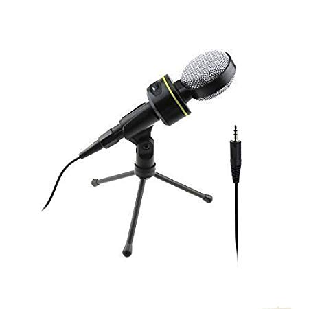 TONOR 3.5mm Stereo Condenser Microphone with Volume Control,Mic For Meeting,MSN,Skype,Singing