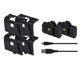 PDP Gaming Play and Charge Kit Charging System: Black - Xbox Series X|S, Xbox One, Xbox