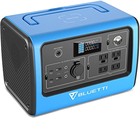 BLUETTI 800W/716Wh Portable Power Station EB70S Solar Generator LiFePo4 Battery Pack with 4 110V AC Outlets (Solar Panel Optional) Camping Supplies for Outdoor Adventure Power Outage Home Off-grid