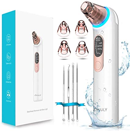 Blackhead Remover Pore Vacuum Cleaner,Facial Blackhead Vacuum Blackhead Removal Acne Comedone Extractor Tool Kit with LED