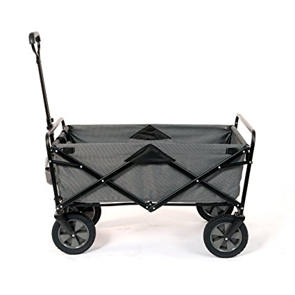 Mac Sports Collapsible Folding Steel Frame Outdoor Garden Utility Wagon Cart