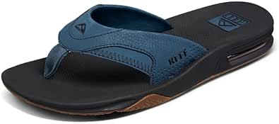 Reef Men's Fanning Flip-Flop, Orion/Black, 11