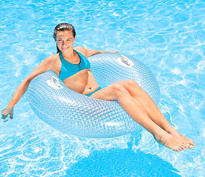 Intex Glossy Crystal Tube 45" Inflatable Pool Ring