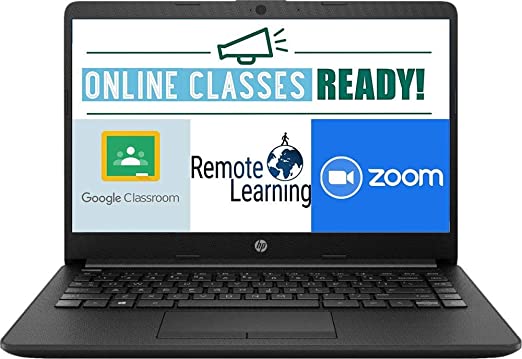 HP 14 14" Laptop Computer, AMD Athlon Silver 3050U Up to 3.2GHz (Beat i3-7130u), 8GB DDR4 RAM, 512GB SSD, Online Class Ready, Black, Windows 10 Home S