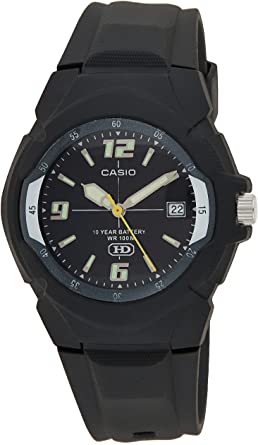 CASIO Men's MW600F-2AV Sport Watch with Black Resin Band