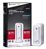 ARRIS SURFboard SBG6700AC DOCSIS 30 Cable Modem Wi-Fi AC1600 Router - Retail Packaging - White