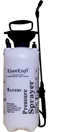 Kisan Kraft KK-PS8000 8-Litre Plastic Manual Sprayer (color may vary)
