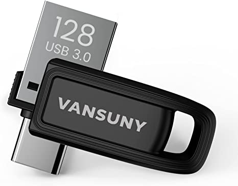 Vansuny 128GB USB C Flash Drive USB 3.0 Dual Flash Drive USB A   USB C Thumb Drive Unique UDP-Tech Waterproof Memory Stick Type-C OTG Flash Drive for Smartphone Tablet Computer and More