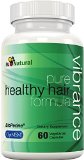 Vibrance Vitamins for Hair Growth 60 Vegetarian Capsules Extra Strength Formula for Thicker Longer and More Vibrant Hair